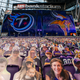 Cutouts of fans are afixed to seats before the game between the Tennessee Titans and Minnesota Vikings at U.S. Bank Stadium on September 27, 2020 in Minneapolis, Minnesota.